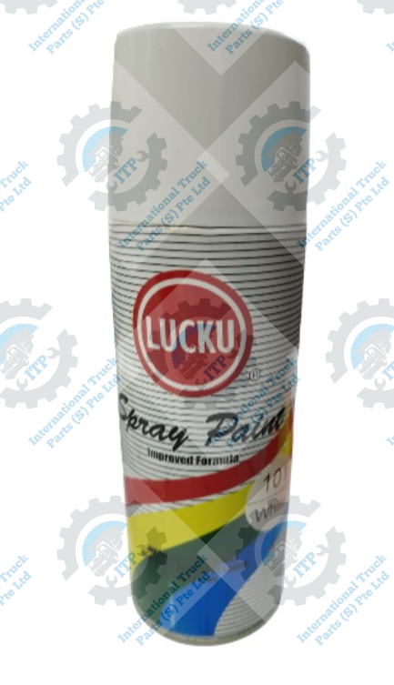 LUCKU SPRAY PAINT WHITE 101 (400CC)