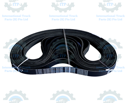 [6PK1020 (WG1500130017G)] HOWO CHINA LORRY A7/W615 FAN BELT 6PK-1020